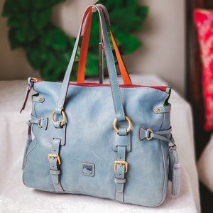 Dooney & Bourke Florentine Double Strap Tassel Satchel